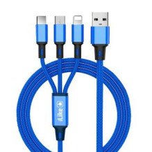 iLike Charging Cable 3 in 1 CCI02 Blue