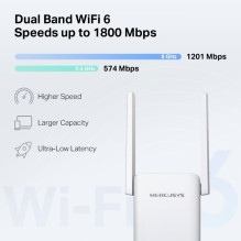 MERCUSYS AX1800 Wi-Fi 6 Range Extender