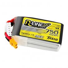 Baterija Tattu R-Line 750 mAh 14,8 V 95C 4S1P JST-XHR