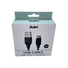 - Apple BULLET USB - Type C 3m, 2.4A Black