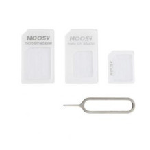 iLike Adapter Nano Micro SIM 3 in 1 rinkinys + raktas