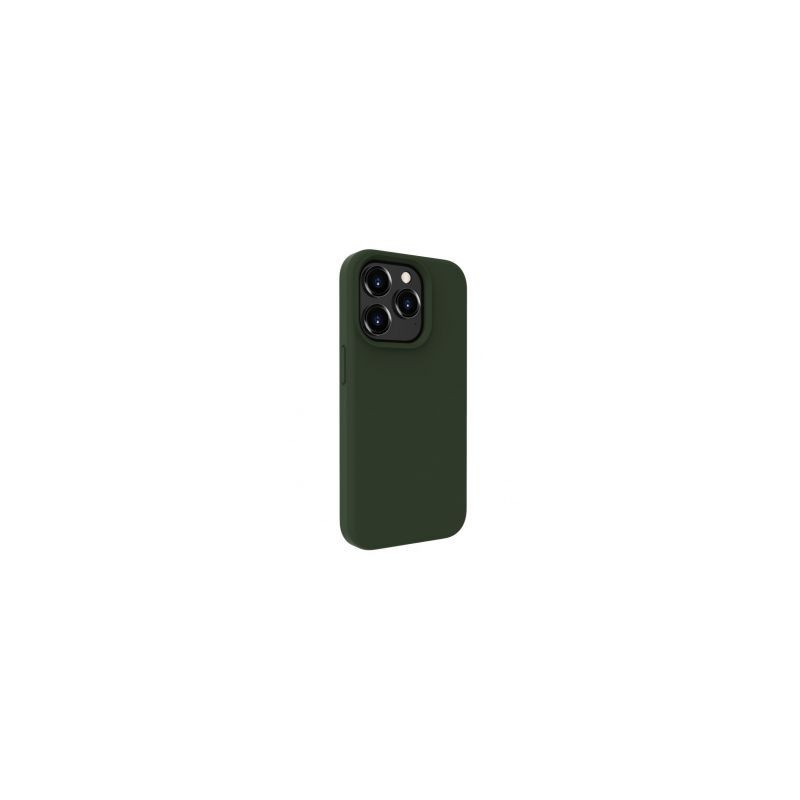 Evelatus Apple iPhone 15 Pro Premium Magsafe Soft Touch Silicone Case Dark Olive