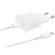 Samsung USB-C 25W Travel Charger + USB-C Data Cable EP-T2510XWE White