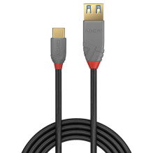 LINDY CABLE USB3.2 C-A 0,15M / ANTHRA 36895