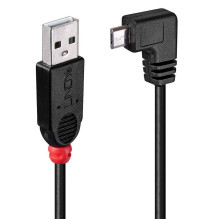 LINDY CABLE USB2 A I MICRO-B 1M / 90 DEGREE 31976