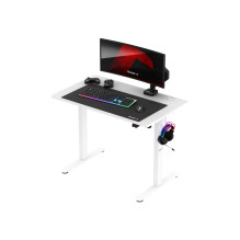 Huzaro Hero 7.9 White - height-adjustable electric gaming desk