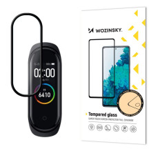 Wozinsky Wozinsky super wytrzymałe szkło folia szklana Full Glue na cały ekran z ramką Case Friendly Xiaomi Mi Band 4 / 