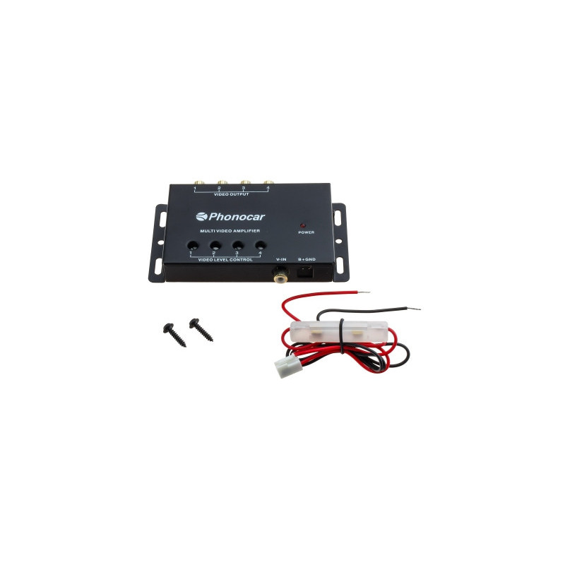 Phonocar v251 1xin - 4xout amplifier and image selector