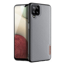 Dux Ducis Dux Ducis Fino case covered with nylon material for Samsung Galaxy A12 / Galaxy M12 gray