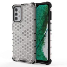 Hurtel Honeycomb Case armor cover with TPU Bumper for Samsung Galaxy A32 5G transparent