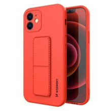 Wozinsky Wozinsky Kickstand Case silikoninis dėklas su stovu iPhone XS Max raudonas