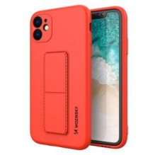 Wozinsky Wozinsky Kickstand Case silicone stand cover for Samsung Galaxy M31s red