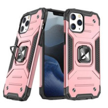 Wozinsky Wozinsky Ring Armor Case Kickstand Tough Rugged Cover for iPhone 13 mini rose