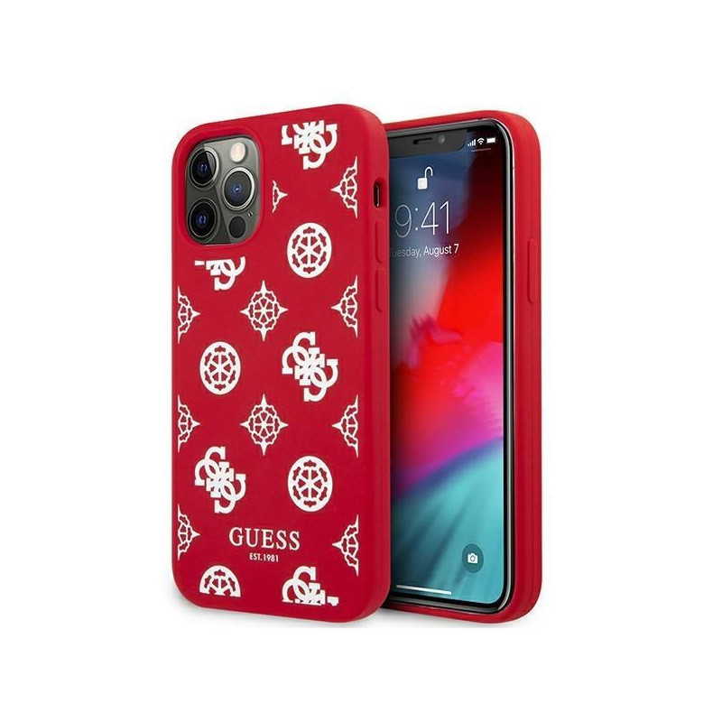 Guess Guess GUHCP12LLSPEWRE iPhone 12 Pro Max 6.7&quot; red / red hard case Peony Collection