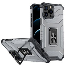 Hurtel Crystal Ring Case Kickstand Tvirtas tvirtas dangtelis, skirtas iPhone 11 Pro juodas