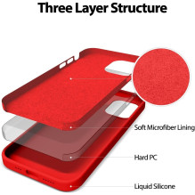 Case Mercury Silicone Case Apple iPhone 16 Plus red