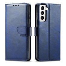 Hurtel Magnet Case Elegant Case Cover Flip Cover Samsung Galaxy S22 + (S22 Plus) Blue