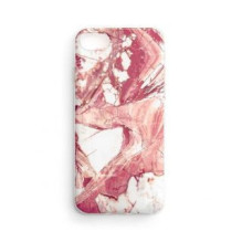 Wozinsky Wozinsky Marble TPU cover gel marble for Samsung Galaxy S22 + (S22 Plus) pink