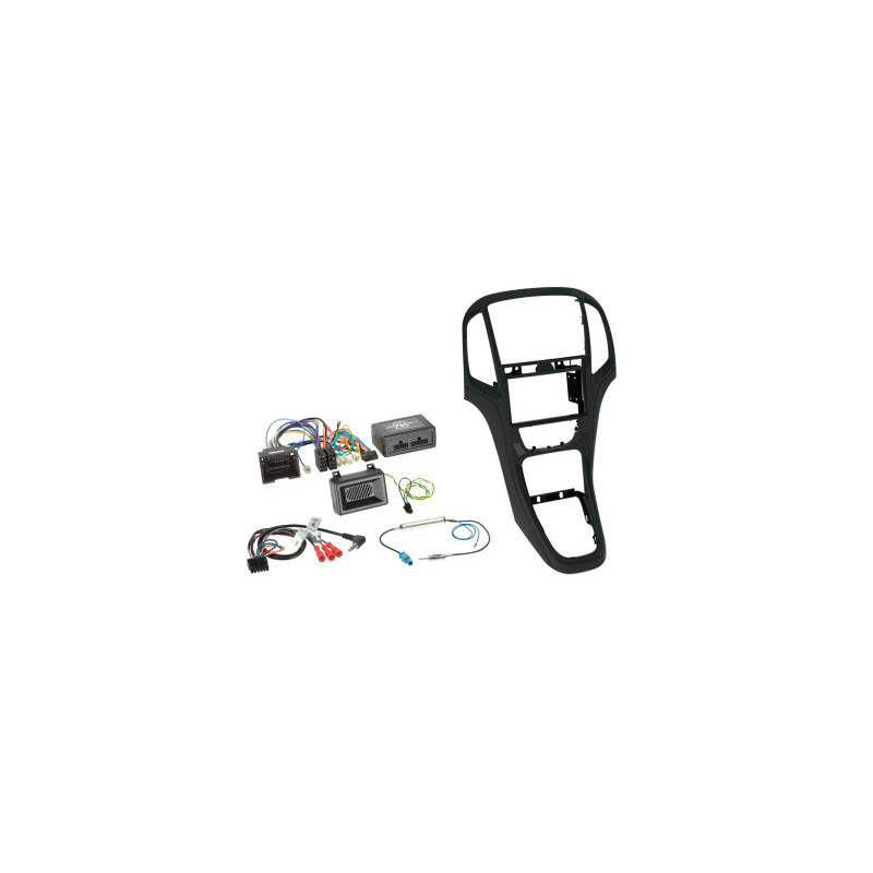 2din installation kit opel astra j pearl black