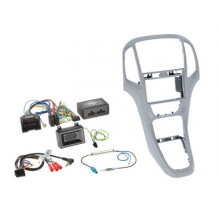 2din installation kit opel astra j silver platinum