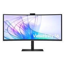 Samsung S65VC kompiuterio monitorius 86,4 cm (34 colių) 3440 x 1440 pikselių UltraWide Quad HD LCD juodas