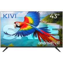 43', FHD, Android TV 11, Black, 1920x1080, 60 Hz, Sound 2x12W, 53 kWh/ 1000h , BT5.1, HDMI ports 4, 24 months