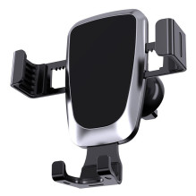 Hurtel Gravity smartphone car holder, black air vent grille (YC08)