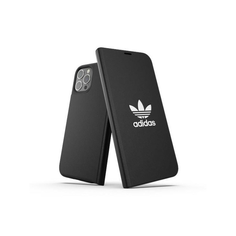 Adidas Adidas OR Booklet Case BASIC iPhone 12 Pro Max 6,7&quot; juoda balta / juoda balta 42228