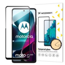 Hurtel Wozinsky Full Glue Tempered Glass Motorola Moto G200 5G 9H Full Screen Tempered Glass with Black Frame