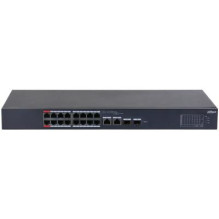 Switch, DAHUA, Type L2, Desktop / pedestal, Rack, PoE ports 16, CS4218-16ET-135