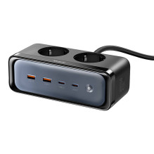 Maitinimo juosta su 2 lizdais 6in1, 2x USB-C, 2x USB-A Mcdodo CH-4610, EU (juoda)