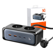 Maitinimo juosta su 2 lizdais 6in1, 2x USB-C, 2x USB-A Mcdodo CH-4610, EU (juoda)