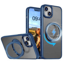 Dėklas &quot;Mag Ring&quot; skirtas Apple iPhone 16 Plus mėlynas