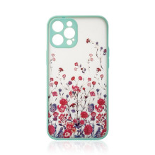 Hurtel Design Case case for iPhone 13, blue flower cover