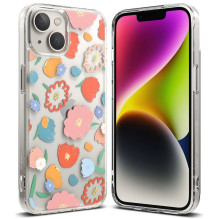 Ringke Ringke Fusion Design Armored Sleeve Cover with Gel Frame for iPhone 14 Plus transparent (Floral) (FD637E31)