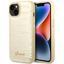 Guess Guess GUHCP14MHGCRHD iPhone 14 Plus 6.7 &quot;gold / gold hardcase Croco Collection