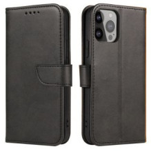 Hurtel Magnet Case Cover for Xiaomi Redmi Note 12 Pro / Poco X5 Pro 5G Cover with Flip Wallet Stand Black