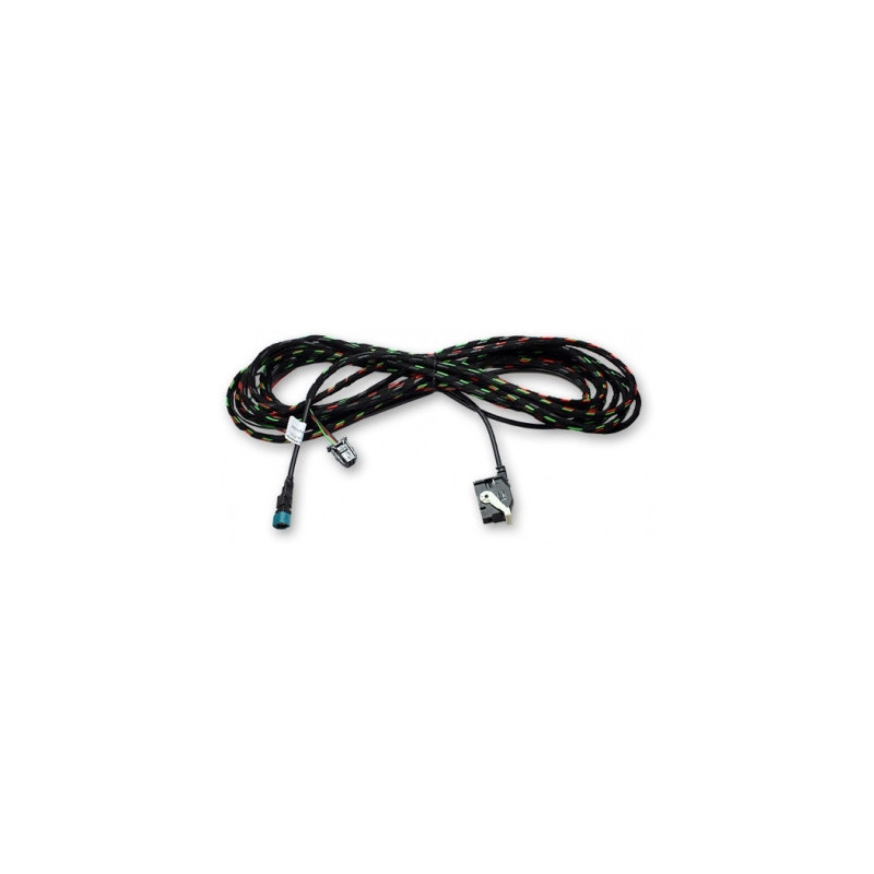 Set of cables for connecting the factory reversing camera for VW, Skoda, Seat - rns510 / columbus / trinax