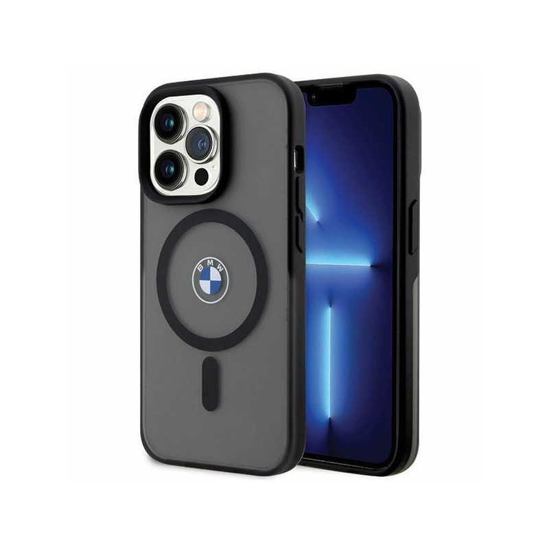 BMW Case BMW BMHMP14LDSLK iPhone 14 Pro 6.1&quot; black / black hardcase Signature MagSafe