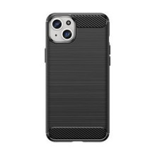 Hurtel Flexible carbon pattern case for iPhone 15 Plus Carbon Case - black