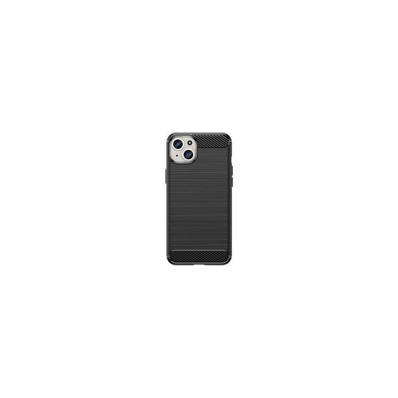 Hurtel Lankstus anglies rašto dėklas iPhone 15 Plus Carbon Case - juodas