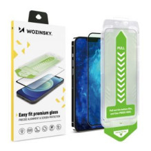 Wozinsky 9H grūdintas stiklas su tvirtinimo rėmeliu iPhone 13 Pro Wozinsky Premium Glass - juodas