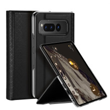 Dux Ducis Leather flip and wallet case for Google Pixel Fold Dux Ducis Bril - black