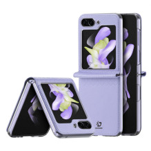 Dux Ducis Samsung Galaxy Z Flip5 5G Flip Leather Case Wallet Back Cover Dux Ducis Bril - Purple