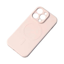 Hurtel iPhone 14 Pro Max Silicone Magnetic Case Magsafe - pink