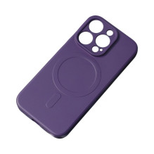 Hurtel iPhone 13 Pro Max Silicone Case Magsafe - purple