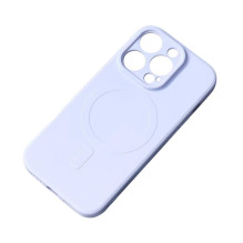 Hurtel iPhone 13 Pro Max Silicone Magnetic Case Magsafe - light blue