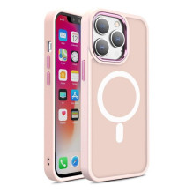 Hurtel Magnetic case with MagSafe Color Matte Case for iPhone 14 Plus - pink