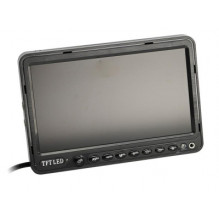 7 inch monitor 3 video inputs for reversing cameras with guide lines