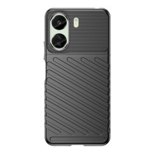 Hurtel Thunder Case šarvuotas dėklas Xiaomi Redmi 13c - juodas